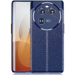 Mobigear Luxury Coque OPPO Find X6 Coque arrière en TPU Souple - Bleu