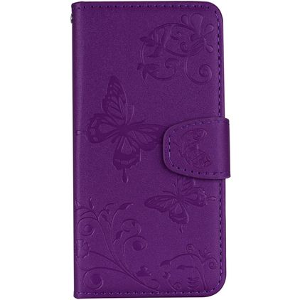 Mobigear Butterfly Housse Xiaomi Mi 8 SE Etui Porte-Monnaie - Violet