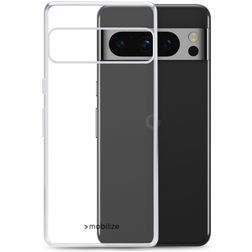 Mobilize Gelly Coque Transparente Google Pixel 8 Pro Coque arrière en TPU Souple - Transparent