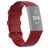 Mobigear Cross Bracelet Silicone Fitbit Charge 4 Fermeture boucle ardillon - Rouge