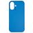Nudient Base iPhone 16 Plus Silicone Coque arrière - Vibrant Blue