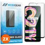 Mobigear Premium Realme C21Y Verre trempé Protection d'écran - Compatible Coque - Noir (Lot de 2)