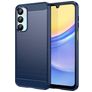 Mobigear Brushed Slim Coque Samsung Galaxy A16 Coque arrière en TPU Souple - Bleu