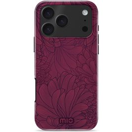 MIO Coque iPhone 17 Pro MagSafe Coque arrière Rigide - Berry Blooms