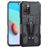 Mobigear Armor Stand Coque Xiaomi Redmi 10 4G Coque arrière Rigide Anti-Chocs avec Support Amovible - Gris