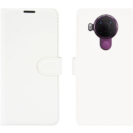 Mobigear Classic Housse Nokia 5.4 Etui Porte-Monnaie - Blanc Mobigear Classic Housse Nokia 5.4 Etui Porte-Monnaie - Blanc