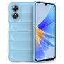 Mobigear Bumpy Coque OPPO A17 Coque arrière en TPU Souple - Bleu