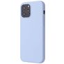 Mobigear Rubber Touch Coque iPhone 12 Pro Coque arrière en Silicone - Bleu