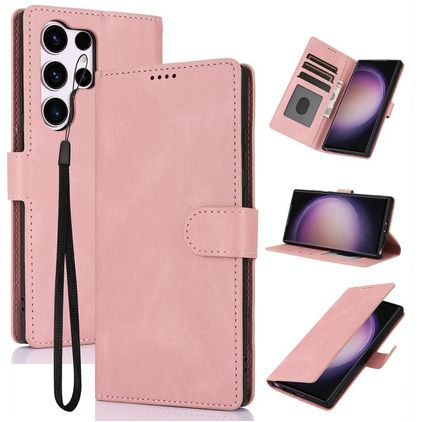 Mobigear Wallet Samsung Galaxy S26 Ultra Étui Portefeuille - Rose