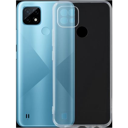 Mobigear Ultra Thin Coque Transparente Realme C21 Coque arrière en TPU Souple Extra-fin - Transparent