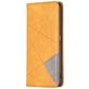 Mobigear Rhombus Slim Housse OPPO A76 Etui - Cognac