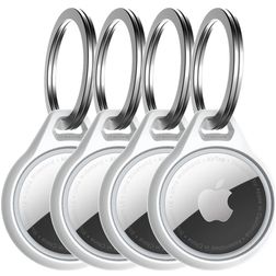 ITSKINS AirCover Coque TPU souple Porte-clés pour Apple AirTag - Blanc