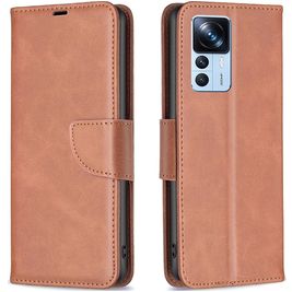 Mobigear Excellent Housse Xiaomi 12T Etui Porte-Monnaie - Marron