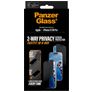 PanzerGlass FastFit iPhone 16 Pro Verre trempé Protection d'écran Confidentialité - Compatible Coque - Noir
