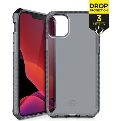 ITSkins SpectrumClear Coque iPhone 12 Mini Coque arrière en TPU Souple Anti-Chocs - Smoke
