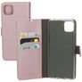 Mobiparts Saffiano Wallet Housse Samsung Galaxy A22 5G Etui Porte-Monnaie - Rose
