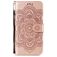 Mobigear Mandala Housse Motorola Moto E6s (2020) Etui Porte-Monnaie - Rose doré