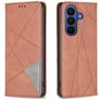 Mobigear Rhombus Slim Housse Samsung Galaxy A27 Etui - Marron