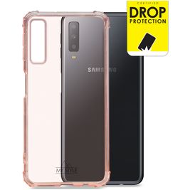 My Style Protective Flex Coque Samsung Galaxy A7 (2018) Coque arrière en TPU Souple Anti-Chocs - Soft Pink