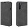 Mobigear Retro Slim Housse OnePlus Nord Etui Porte-Monnaie - Noir