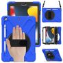 Mobigear SureGrip XGuard Coque iPad 8 (2020) Coque arrière en Plastique rigide,Silicone + Porte-crayon + Bandoulière + Support Amovible - Bleu