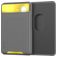 Mobigear Pocket Porte-cartes Silicone - 2 cartes - Compatible MagSafe - Gris