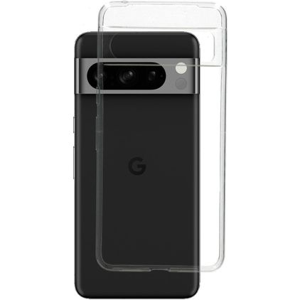 Mobiparts Classic Transparent Google Pixel 8 Pro TPU souple Coque arrière - Transparent