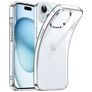 Mobigear Basics Coque Transparente iPhone 15 Coque arrière en TPU Souple - Transparent