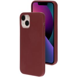 Mobiparts Coque iPhone 13 Coque arrière en Silicone - Plum Red