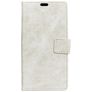 Mobigear Basic Housse Motorola One Power Etui Porte-Monnaie - Blanc