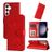 Mobigear Sunflower Housse Samsung Galaxy S24 Etui Porte-Monnaie - Rouge