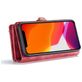 Caseme 008 Housse iPhone 11 Pro Etui avec Coque Détachable Porte-Monnaie - Rouge