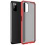 Mobigear Shockproof Coque Samsung Galaxy A03s Coque arrière Rigide Anti-Chocs - Rouge