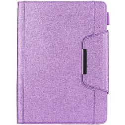 Mobigear Luxury Coque iPad 7 (2019) Etui + Porte-crayon - Violet