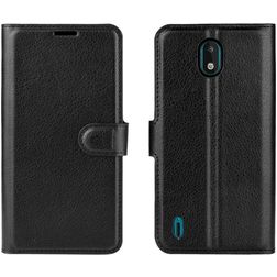 Mobigear Classic Housse Nokia 1.3 Etui Porte-Monnaie - Noir