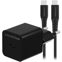 Mobilize - Simple USB-C Chargeur USB-C 1.2 mètres Power Delivery 30W - Noir