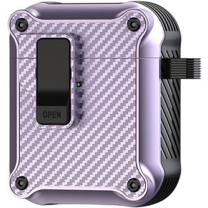 Mobigear Racing Clip Coque Apple AirPods 2 Coque Rigide - Violet