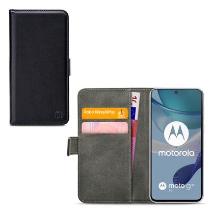 Mobilize Classic Gelly Wallet Motorola Moto G53 5G Étui Portefeuille - Noir