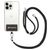 Mobigear Lanyard - Cordon de téléphone universel ajustable - Noir