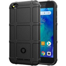 Mobigear Rugged Shield Coque Xiaomi Redmi Go Coque arrière en TPU Souple Anti-Chocs - Noir