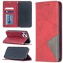 Mobigear Rhombus Slim Housse iPhone 12 Pro Etui - Rouge