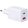Cygnett Powerplus - Double USB / USB-C Power Delivery 45W - Blanc