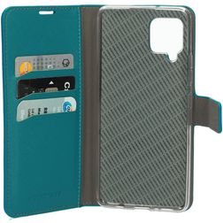 Mobiparts Saffiano Wallet Housse Samsung Galaxy A42 Etui Porte-Monnaie - Turquoise