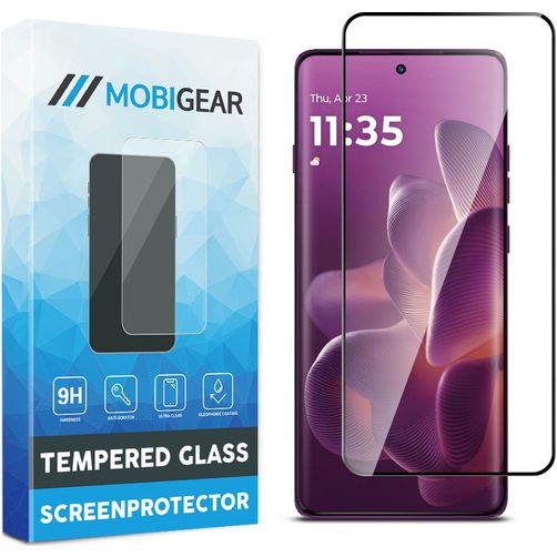 Mobigear Premium Motorola Edge 60 Pro Verre trempé Protection d'écran - Compatible Coque - Noir