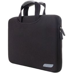 Mobigear Neon Sacoche Ordinateur portable en Neoprène 13 - 14 Pouces Sacoche ordinateur + Poignée - Noir