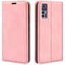 Mobigear Retro Slim Housse TCL 30 Plus Etui Porte-Monnaie - Rose