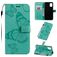 Mobigear Butterfly Housse Samsung Galaxy A71 Etui Porte-Monnaie - Turquoise