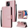 Mobigear Wallet Housse iPhone 14 Etui Porte-Monnaie - Rose doré