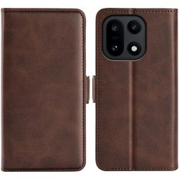 Mobigear Slim Magnet Housse OnePlus 15 Etui Porte-Monnaie - Marron