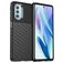 Mobigear Groove Coque Motorola Moto G51 5G Coque arrière en TPU Souple - Noir